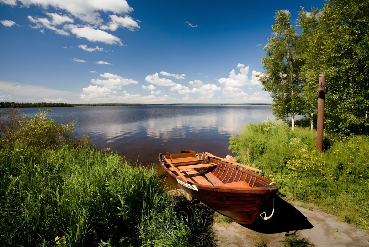 Tranquil Lakeside Scene