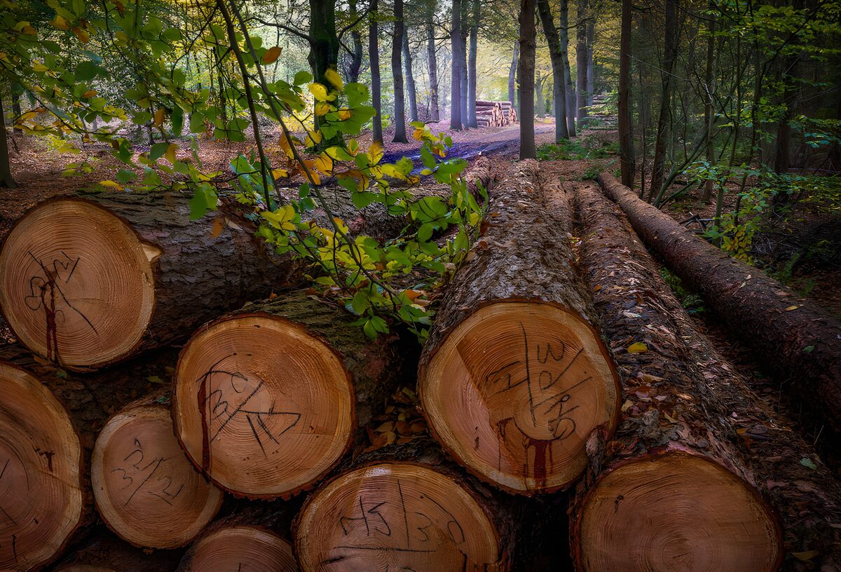 OCCOM4436959: Tranquil Timbered Forest Scene