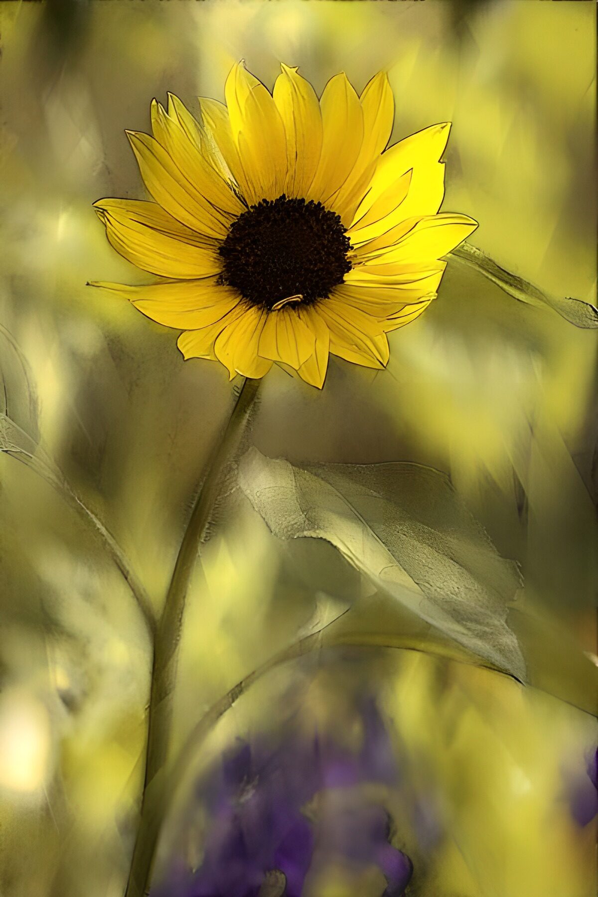 Bright Sunflower in Bloom