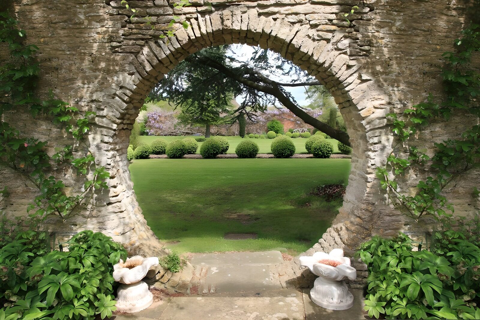 OCCOM7665051: Serene Garden Archway