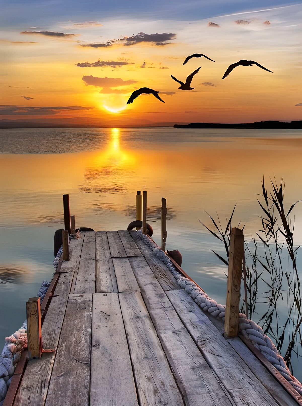 OCCOM5264827: Serene Sunset Over Tranquil Waters