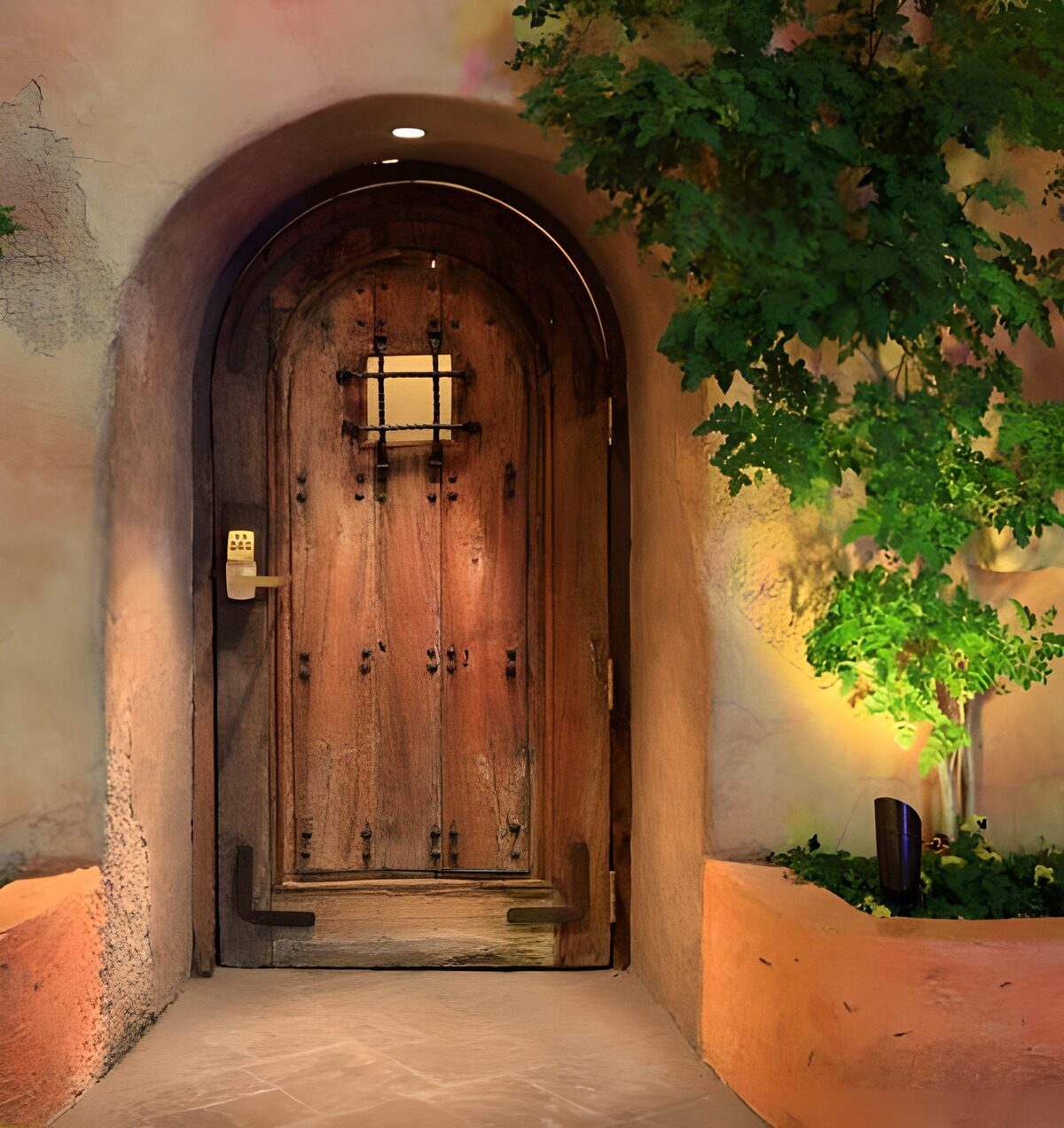 OCCOM7430330: Rustic Entrance to a Welcoming Space