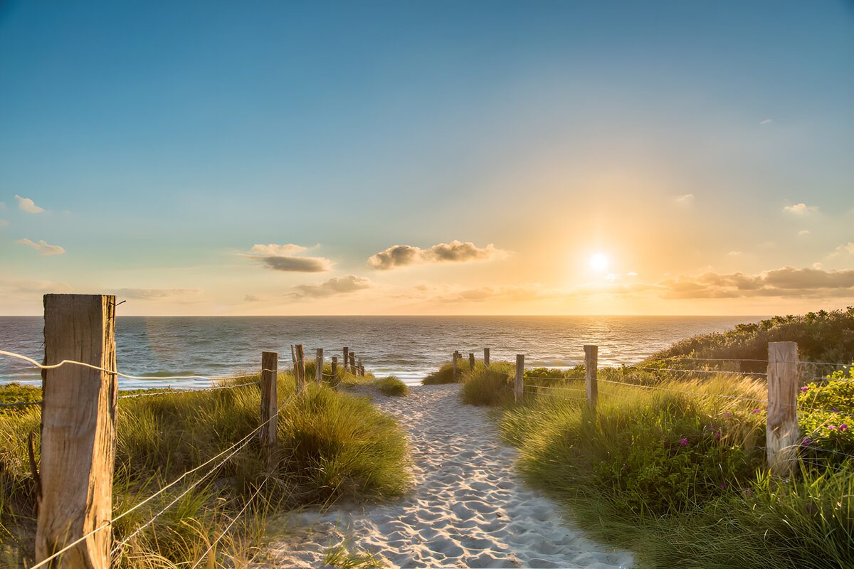 OCCOM5910917: Serene Sunset Path to the Beach
