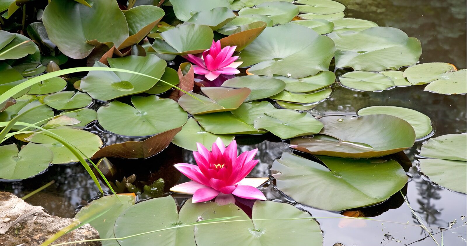 OCCOM2754610: Tranquil Water Lilies in Bloom