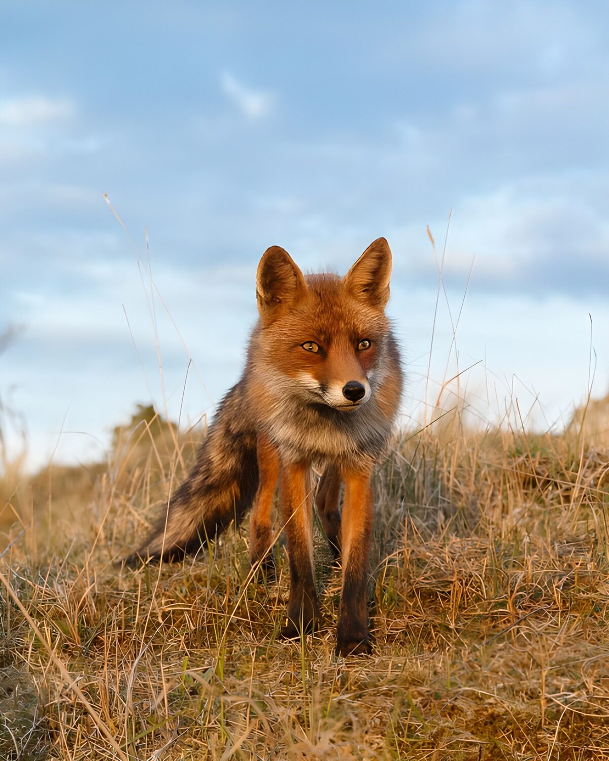 Majestic Fox in Golden Light