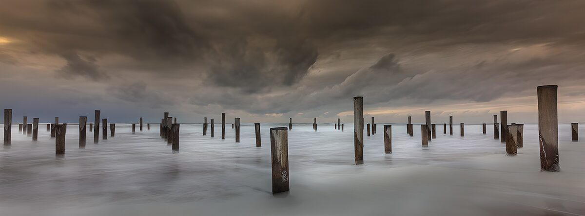 OCCOM9656745: Mysterious Seascape with Old Pillars