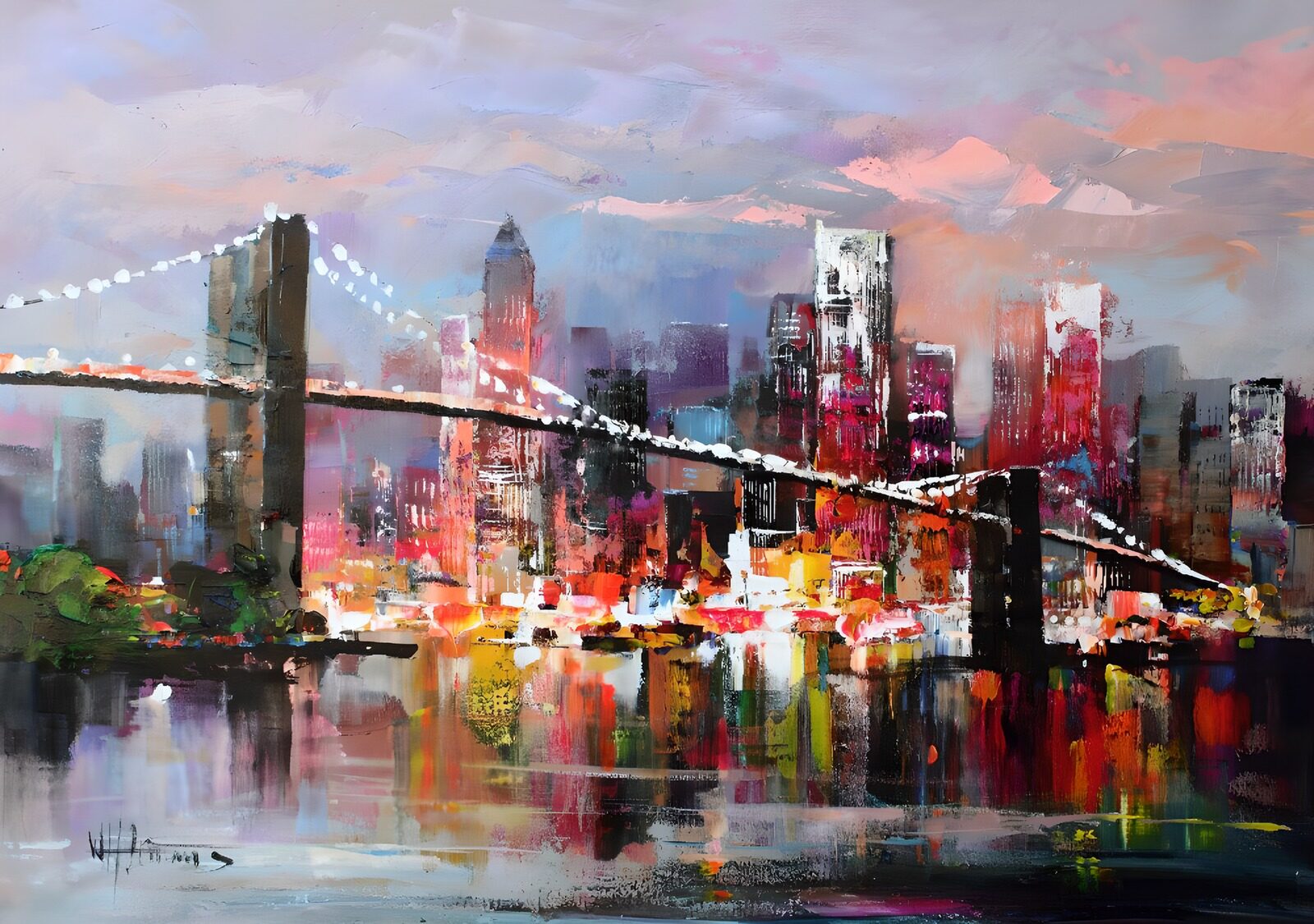 OCCOM5693187: Vibrant Cityscape at Dusk
