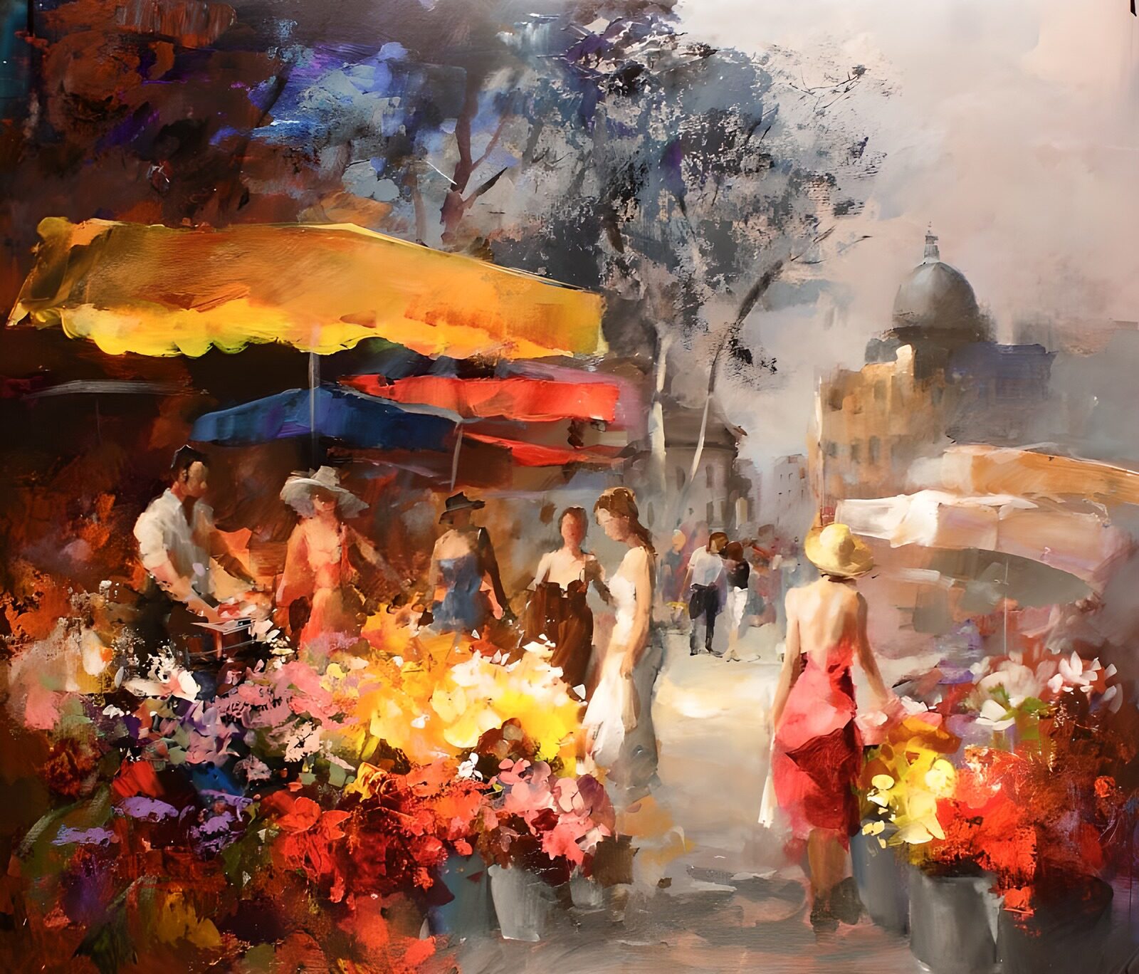 OCCOM5675890: Vibrant Market Scenes
