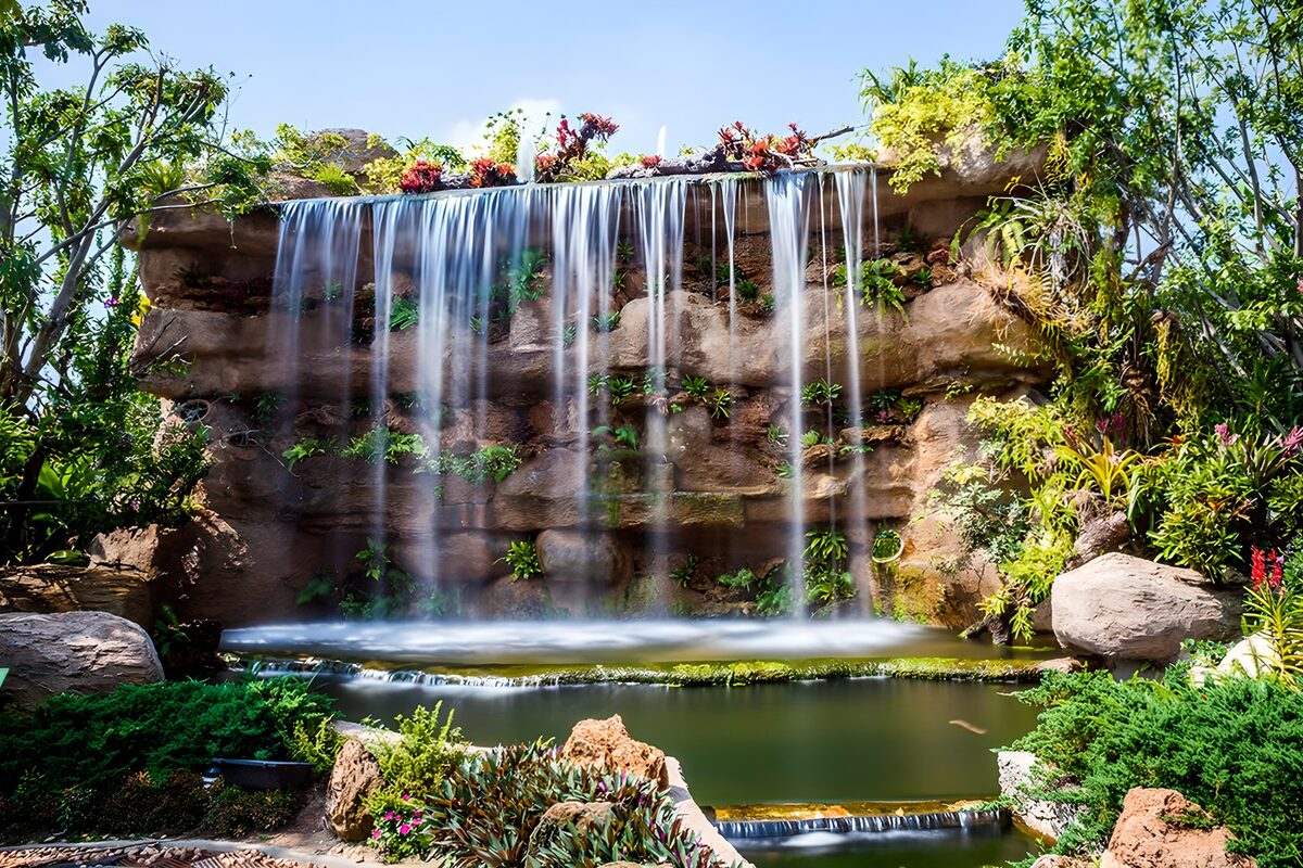 Tranquil Waterfall Oasis
