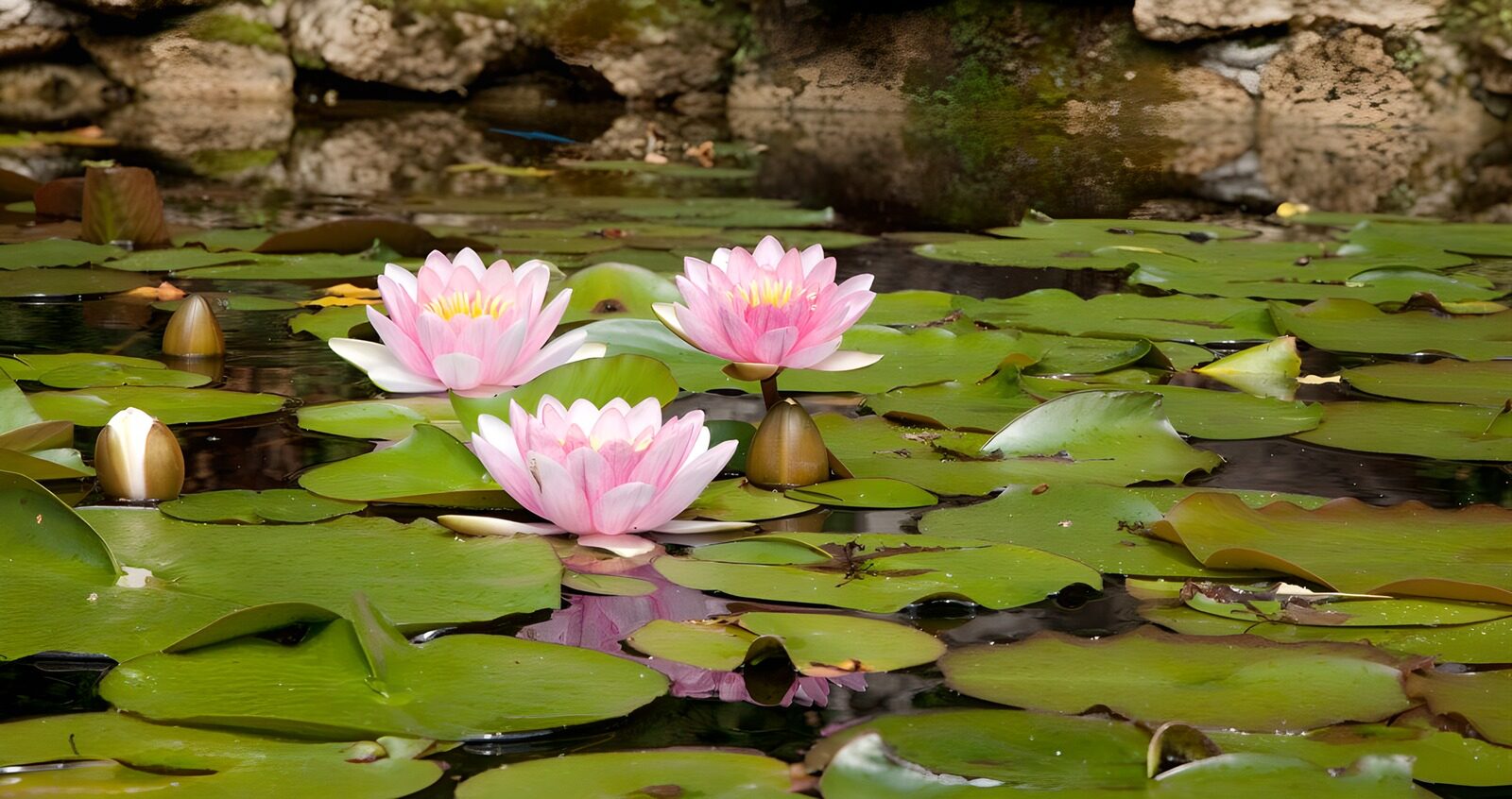 OCCOM6925714: Serenity of Pink Water Lilies
