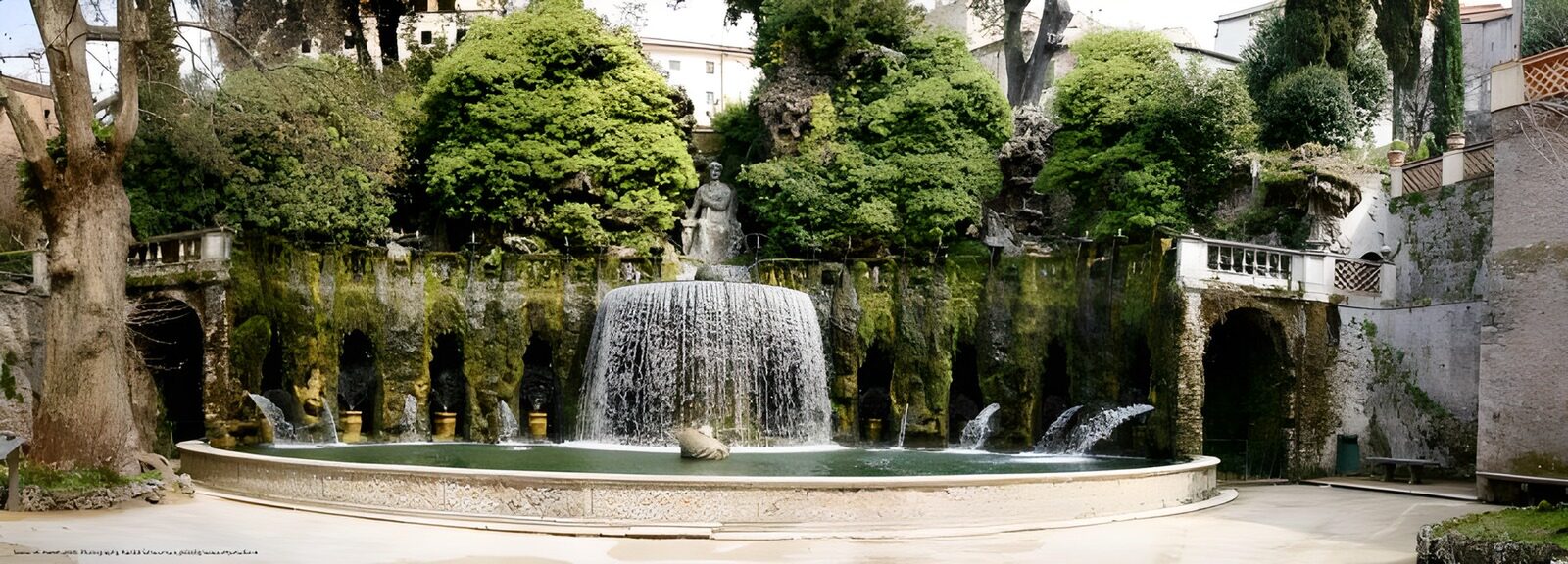 OCCOM6204633: Enchanting Fountain in a Serene Garden