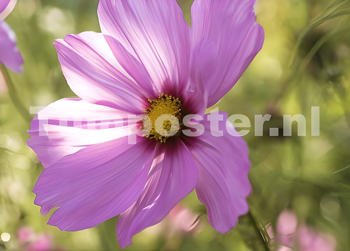 Elegant Pink Cosmos Flower