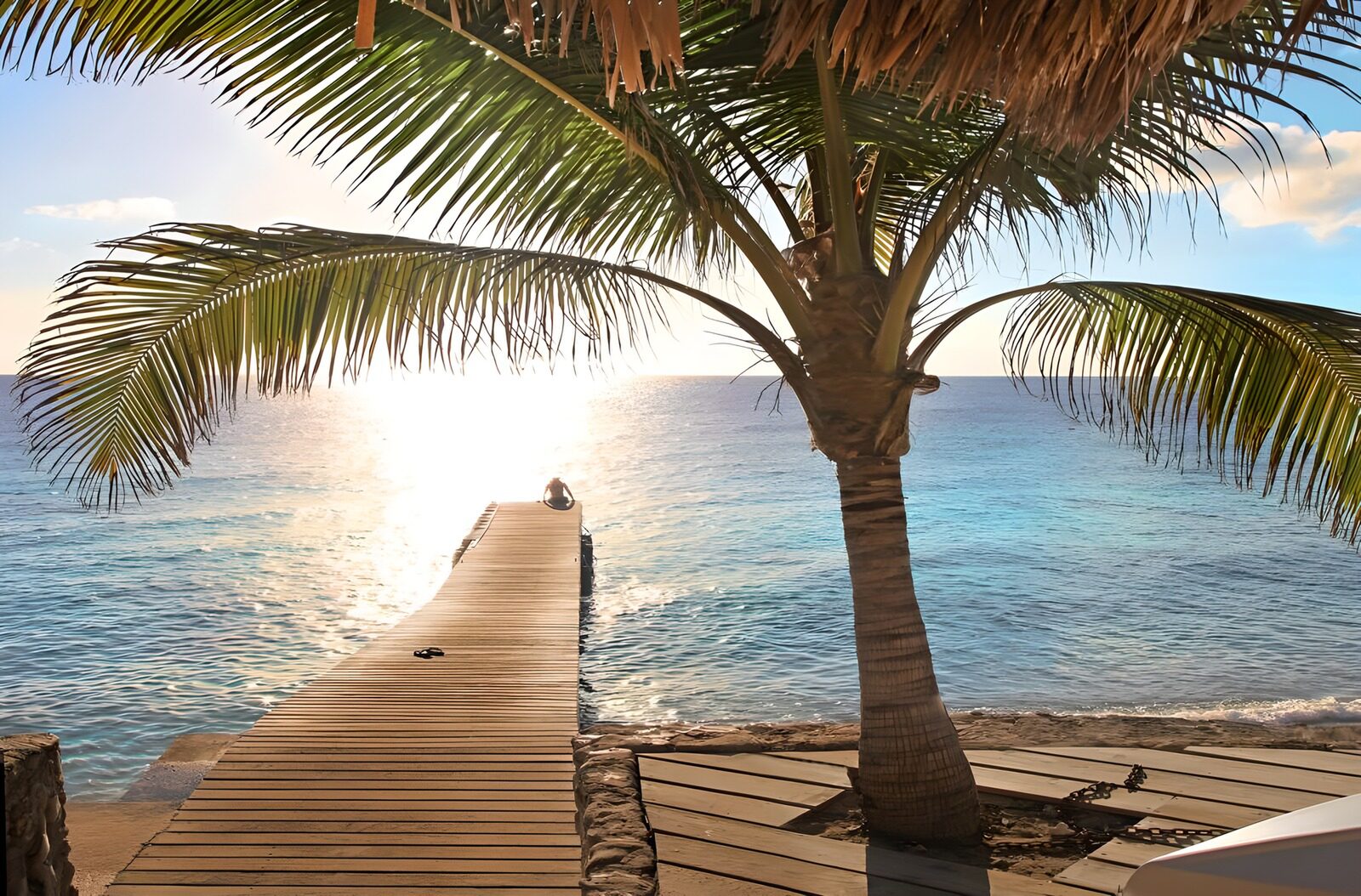 OCCOM4495095: Serene Sunset at the Ocean Pier