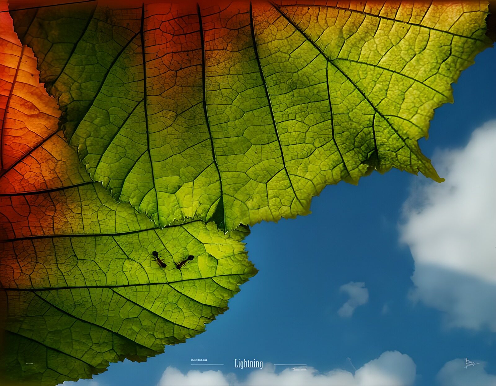 OCCOM5891654: Nature’s Canvas: Leaves and Sky