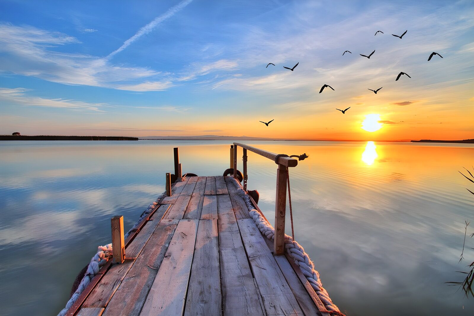 OCCOM6789010: Serene Sunset at the Lake