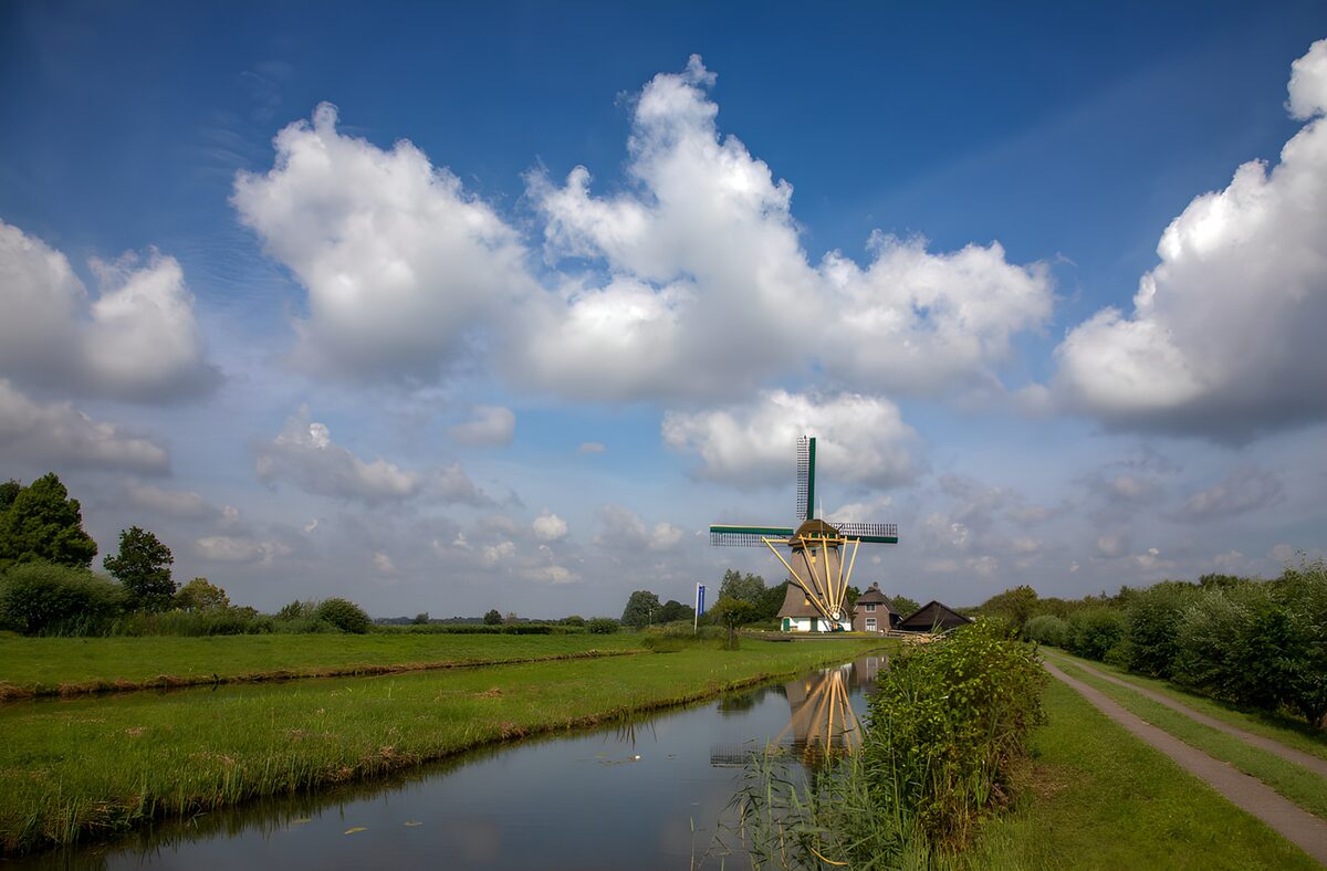 OCCOM8703156: Scenic Dutch Windmill in a Green Landscape