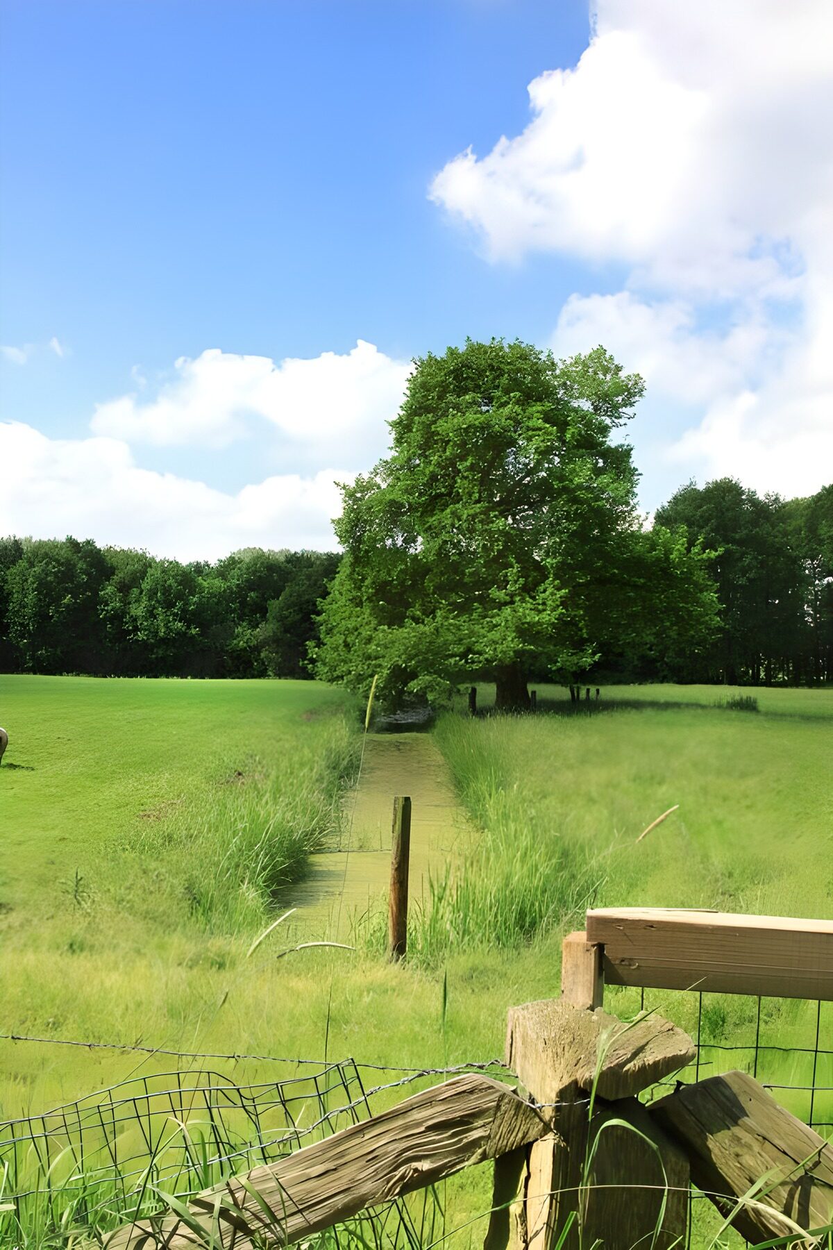 OCCOM3244200: Serene Meadow with a Gentle Stream