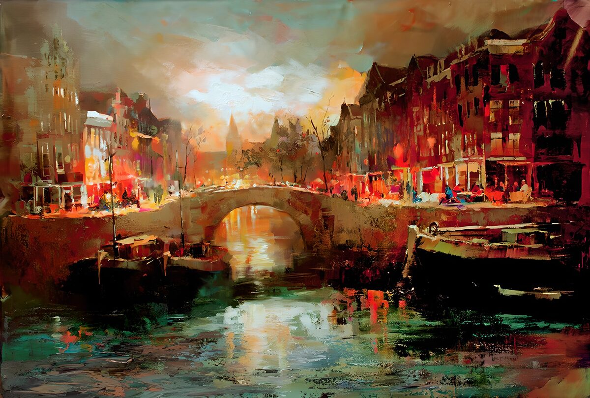 Enchanted Canals at Dusk