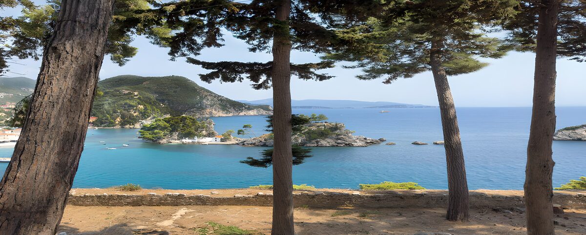 Serene Coastal View in Greece