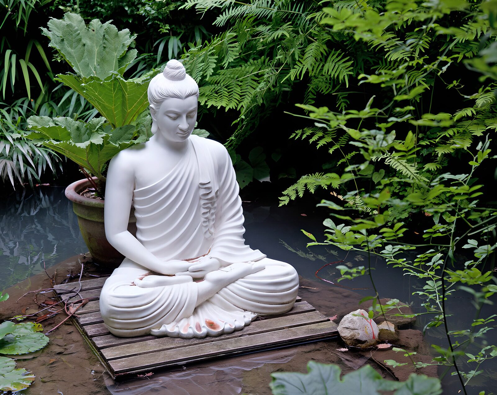 OCCOM8840758: Tranquil Buddha Among Nature