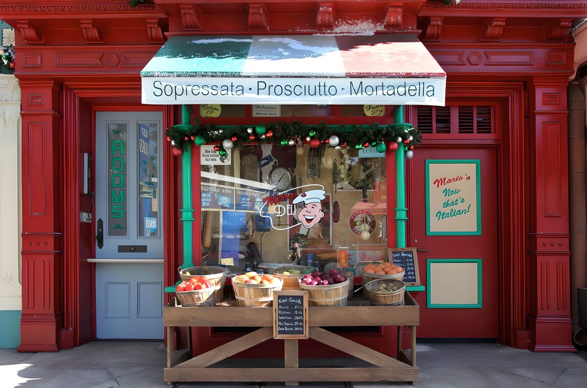 Italian Deli with Fresh Produce Display