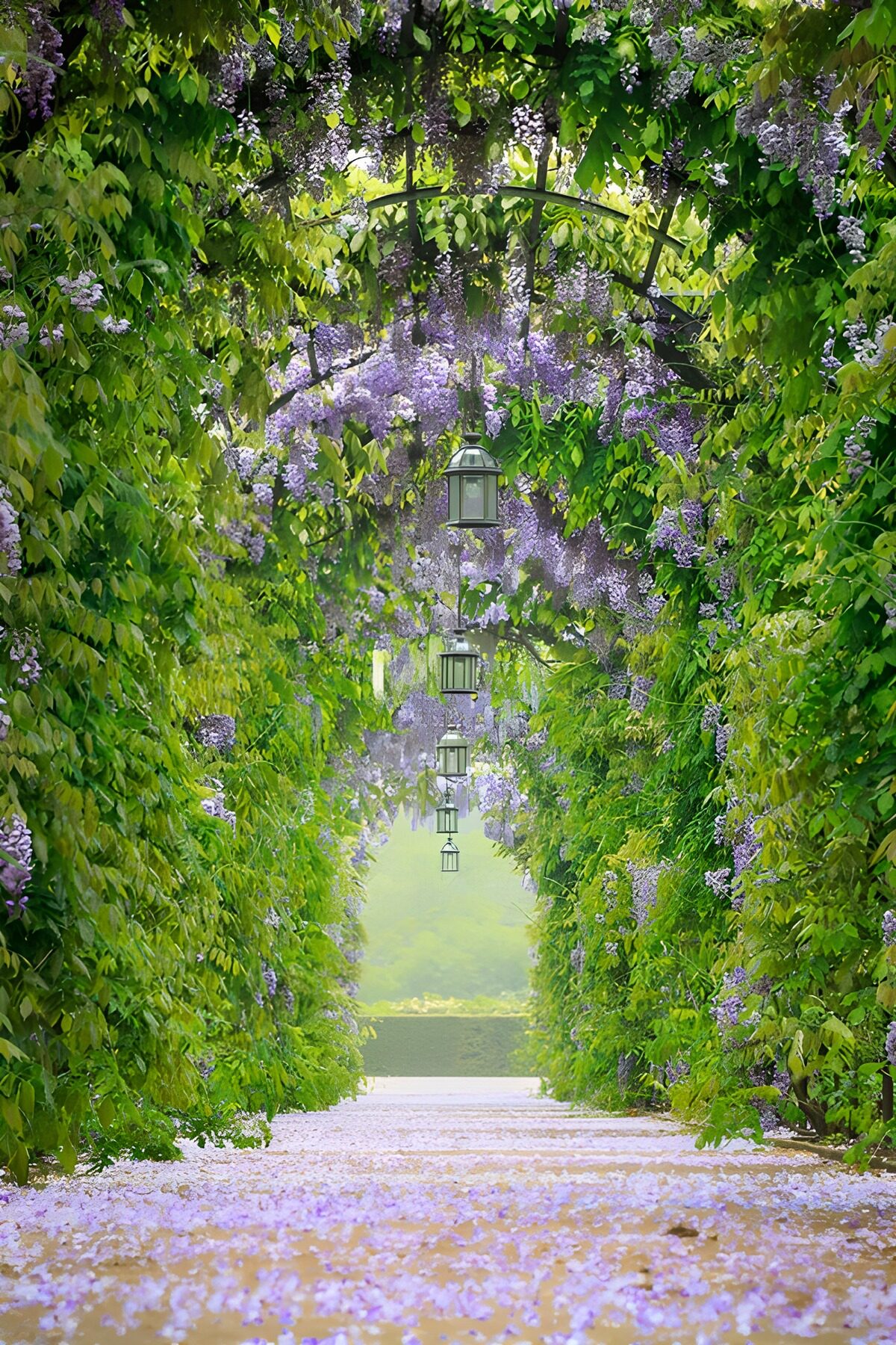 OCCOM8813402: Enchanted Wisteria Pathway
