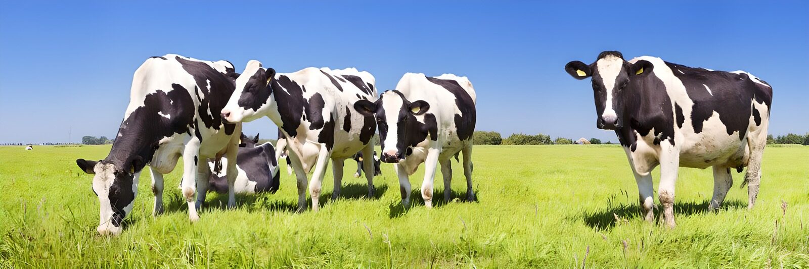 OCCOM9312499: Herd of Holstein Cows in Green Pasture