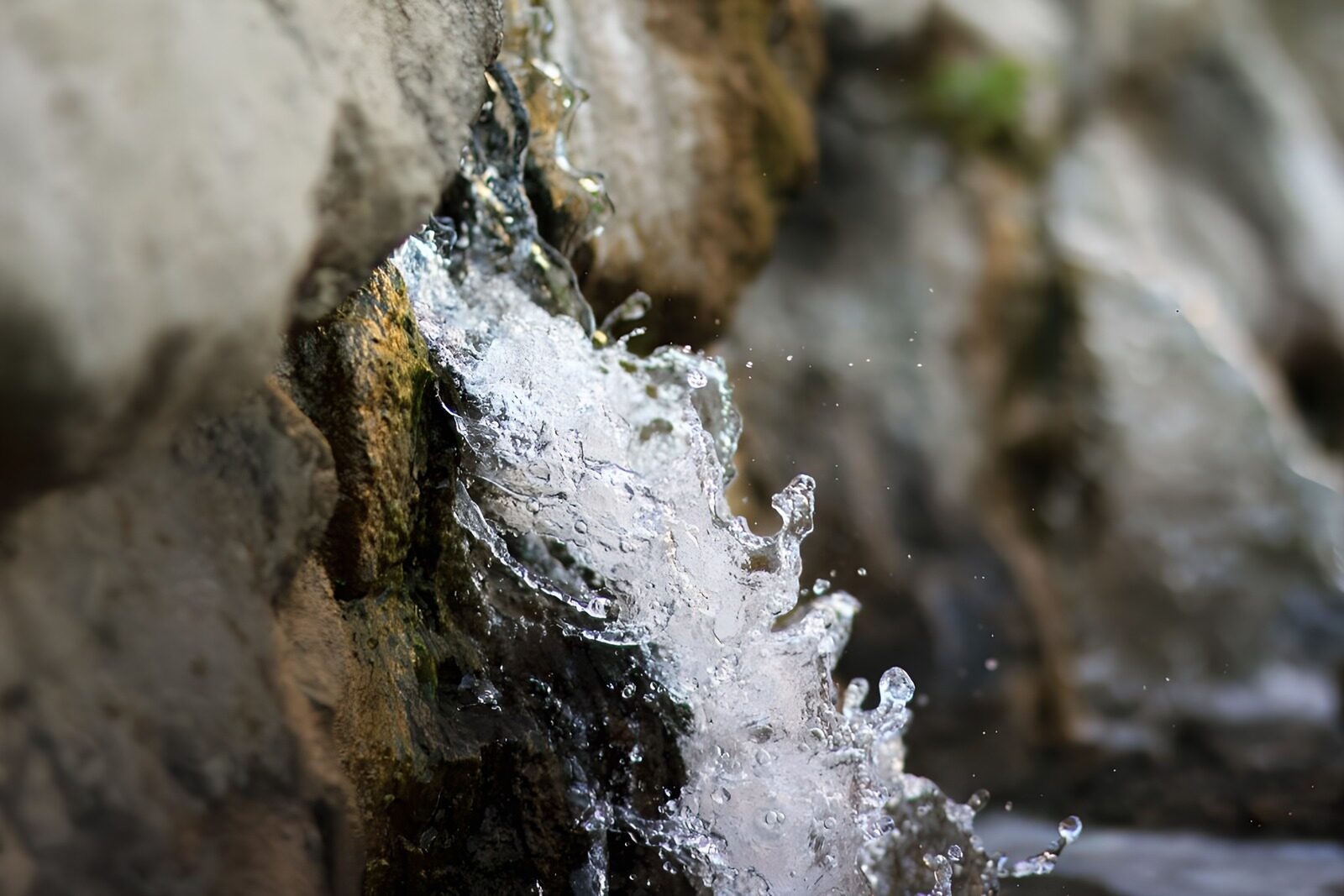 OCCOM9130726: Gentle Cascade Over Rocks
