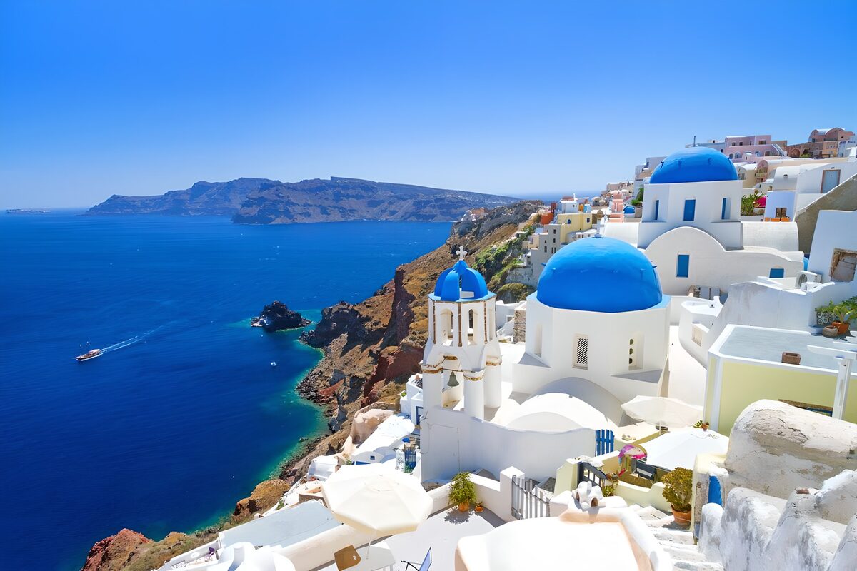 Breathtaking Santorini Coastal View