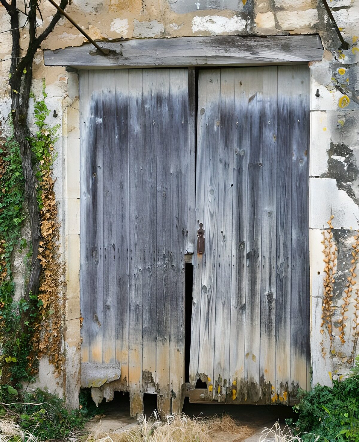 Weathered Wooden Doors