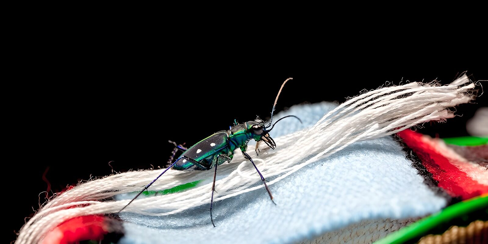 OCCOM6566993: Colorful Beetle on Fabric