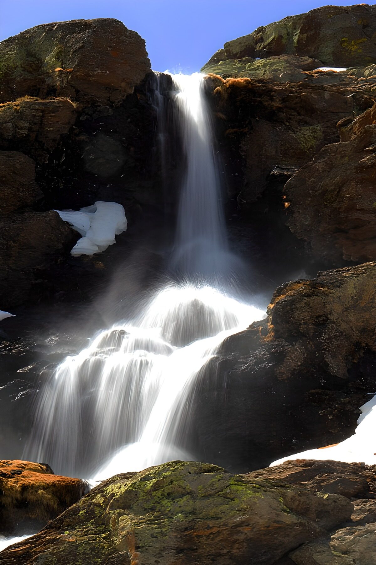 OCCOM6077715: Serene Mountain Waterfall