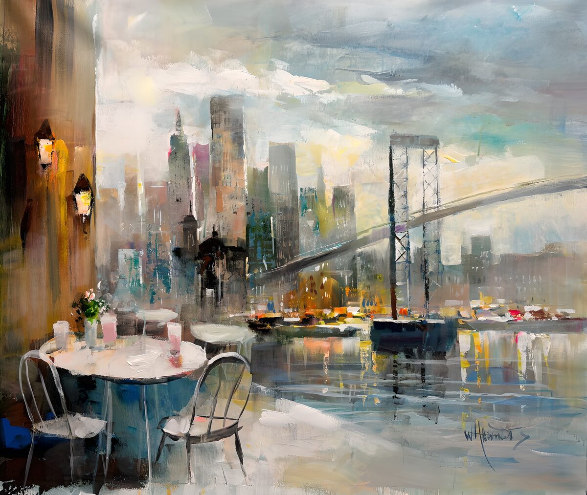 "City Vibes by the Waterside"
