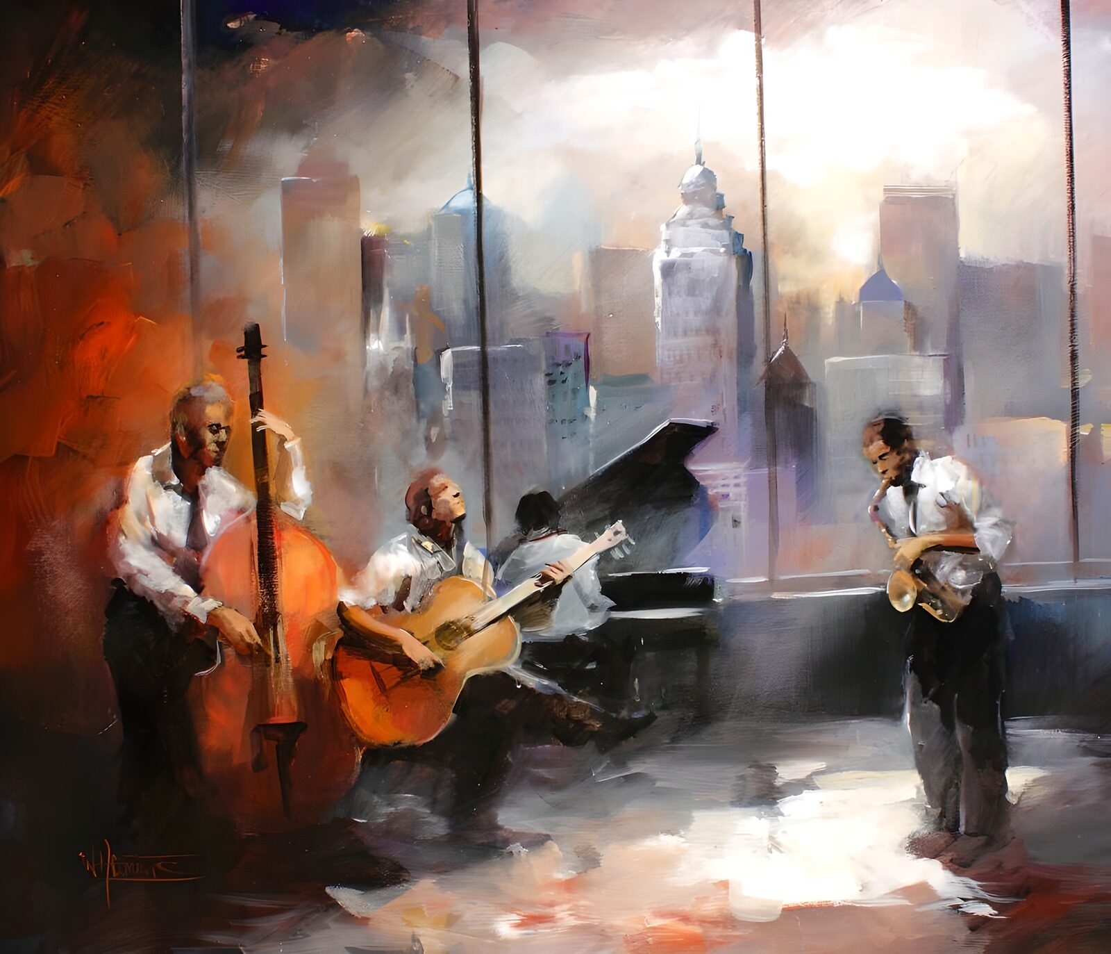 OCCOM4114247: Urban Jazz Serenade