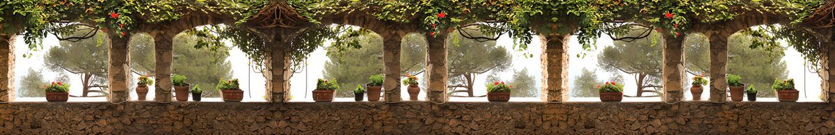 Serene Garden Archway