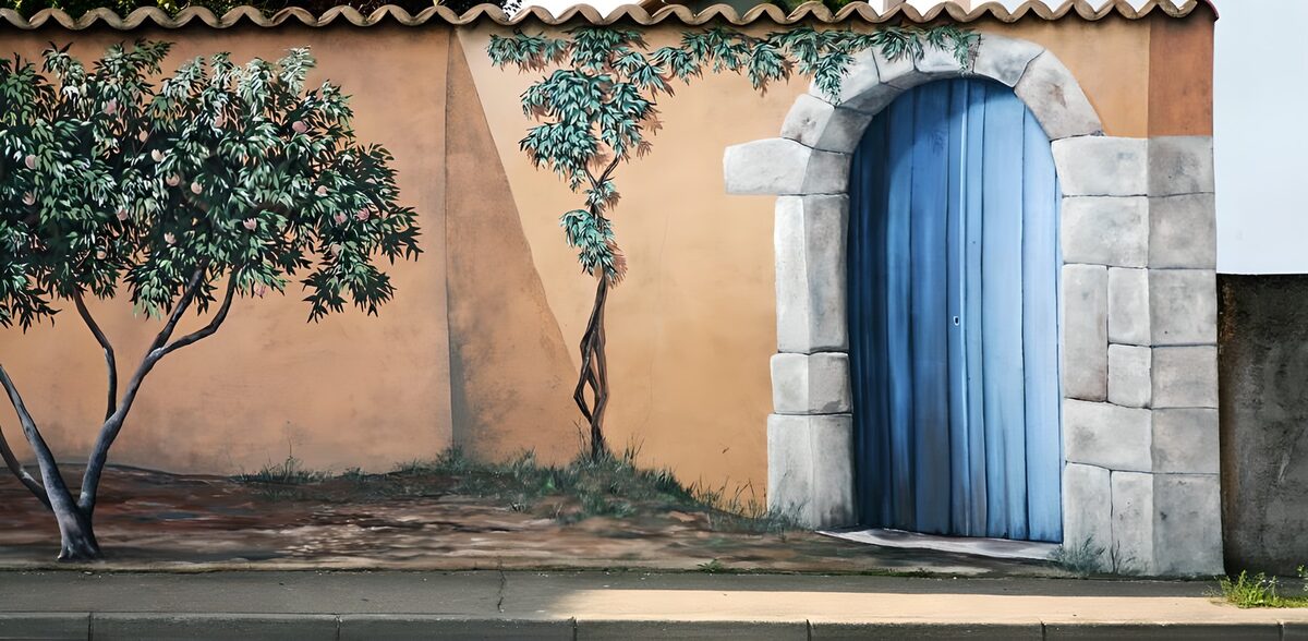 Enchanted Doorway Mural