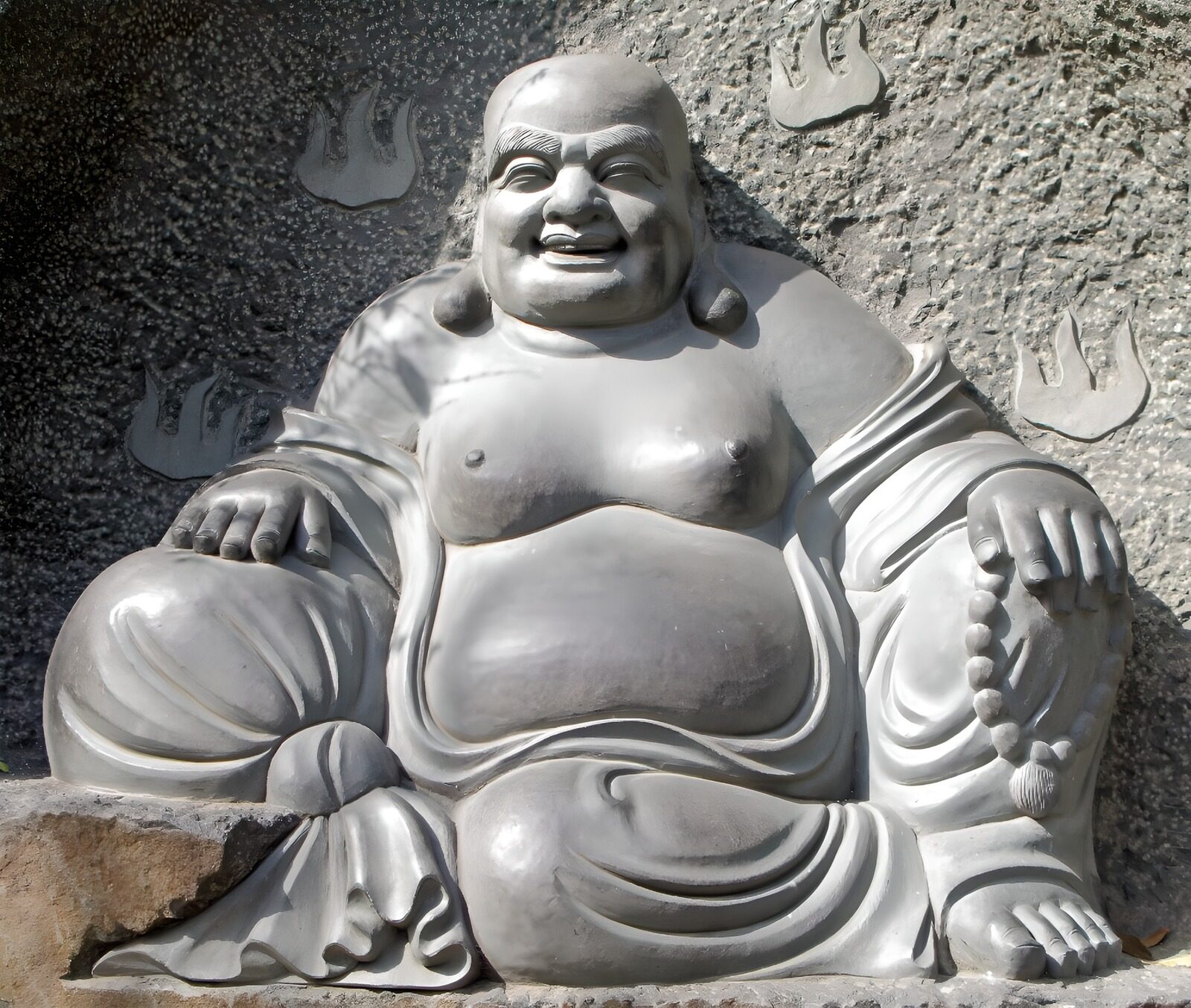 OCCOM6165019: Serene Laughter of the Stone Buddha