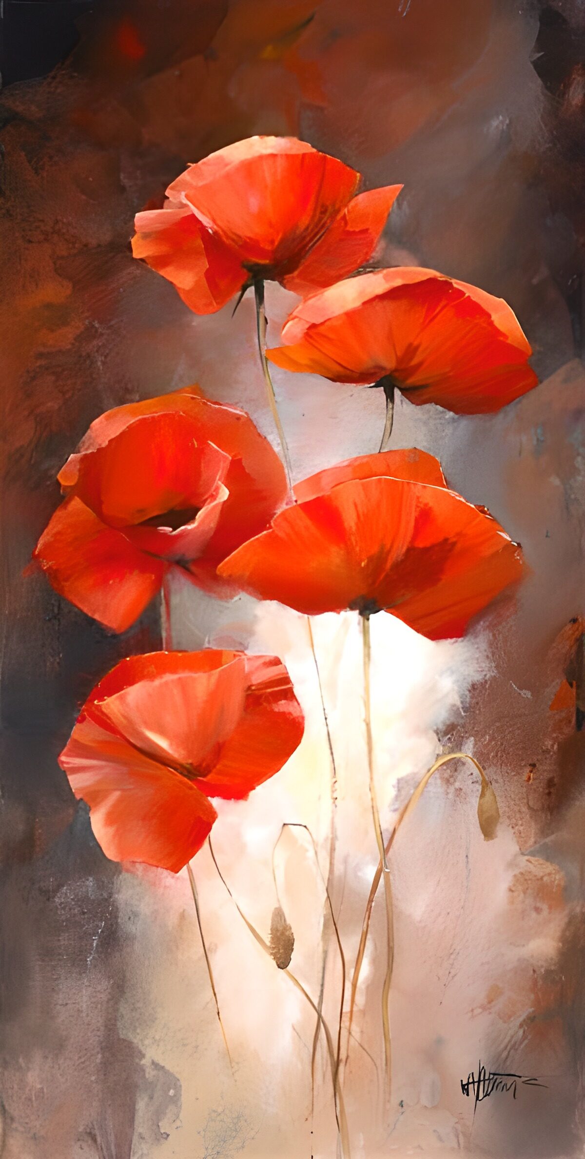 OCCOM3700431: Vibrant Poppies in Bloom