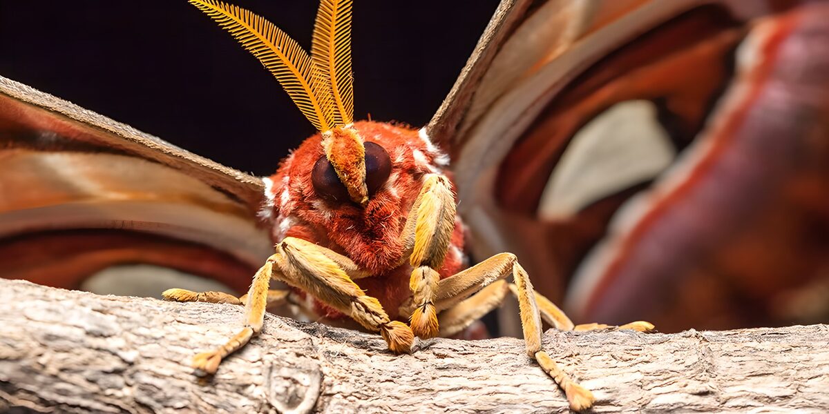 Magnificent Moth Close-Up