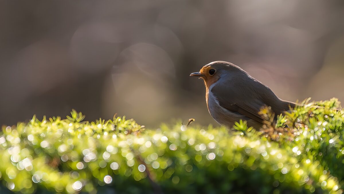 Charming Songbird in Morning Light