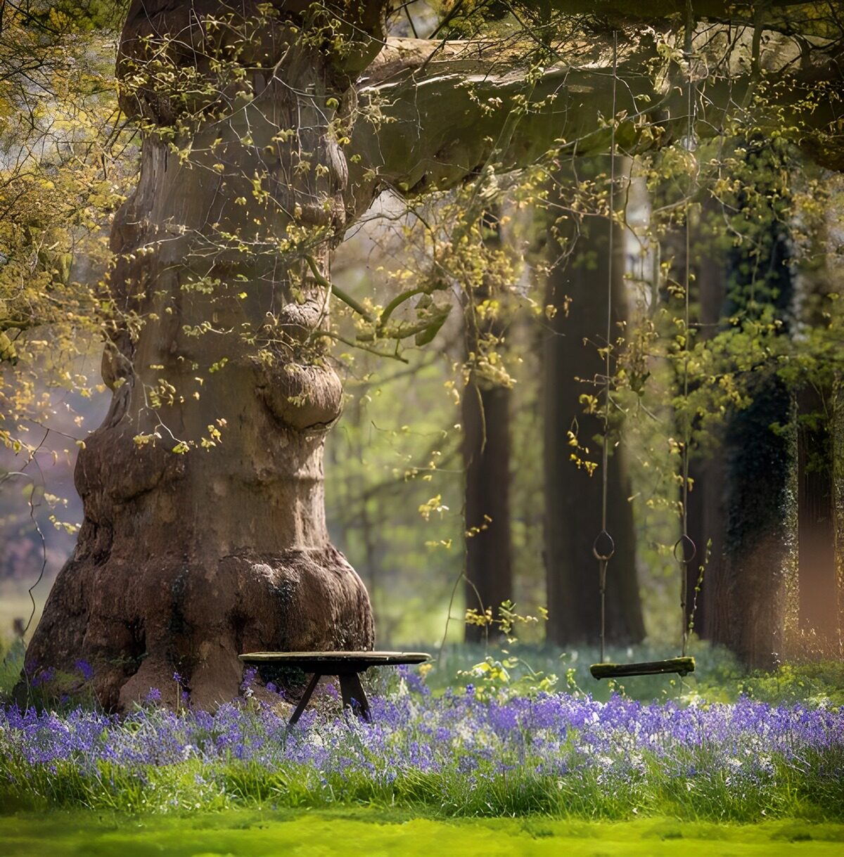 OCCOM9432756: Serenity Under the Old Oak Tree