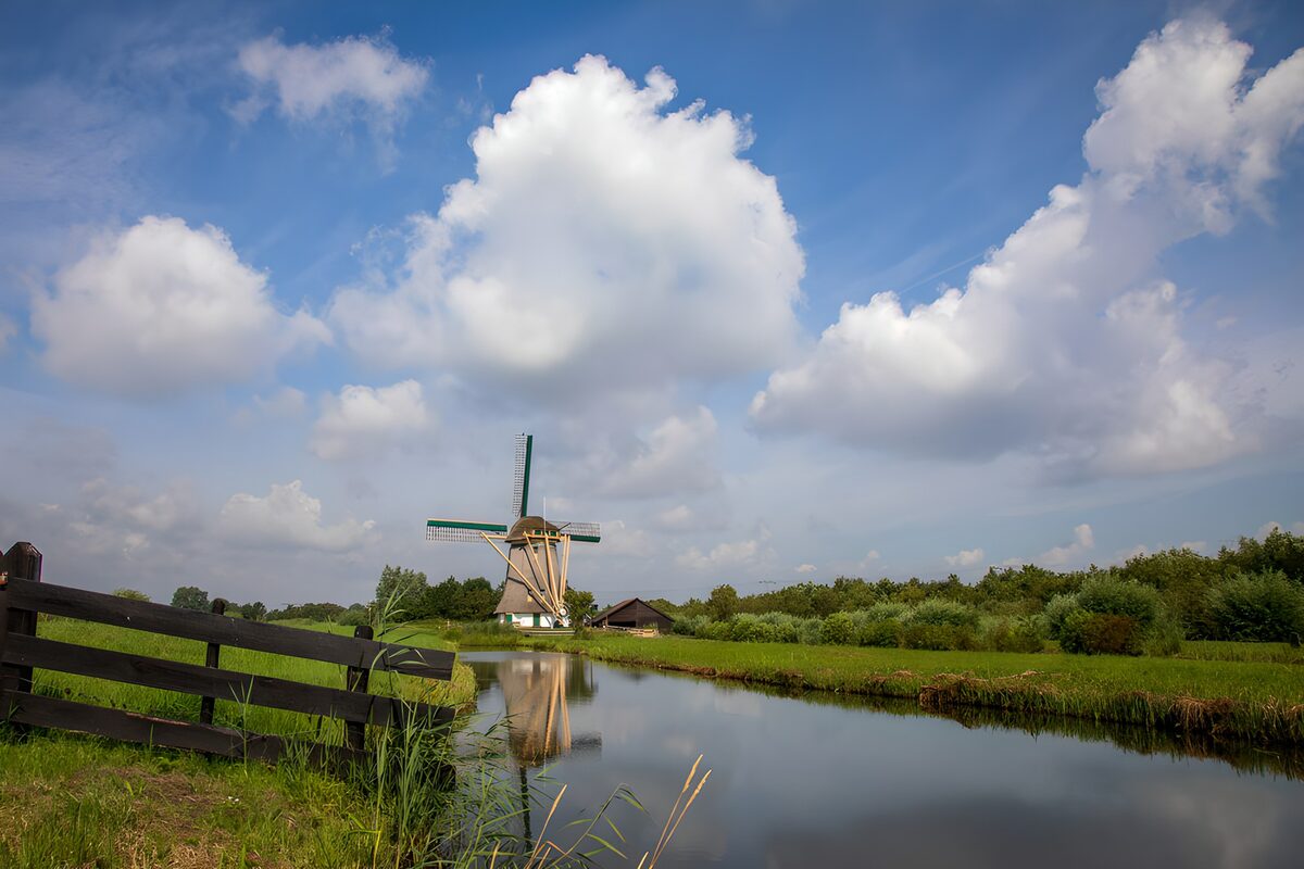 OCCOM2251478: Dutch Windmill by the Water