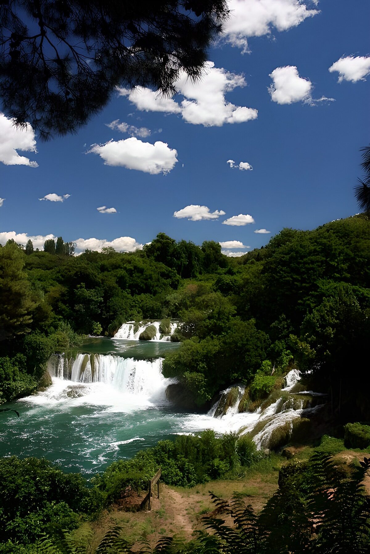 Serene Waterfalls in Nature