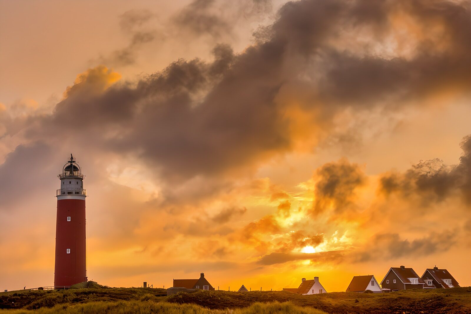 OCCOM2043232: Sunset Over the Lighthouse