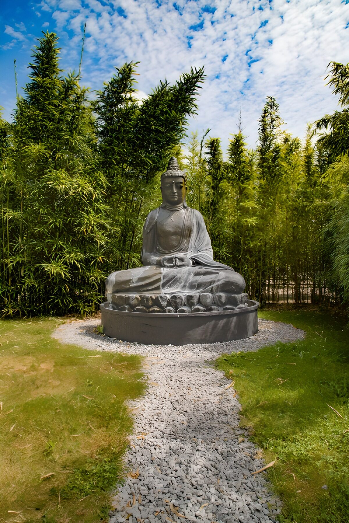OCCOM8891082: Serenity Path to Buddha Statue