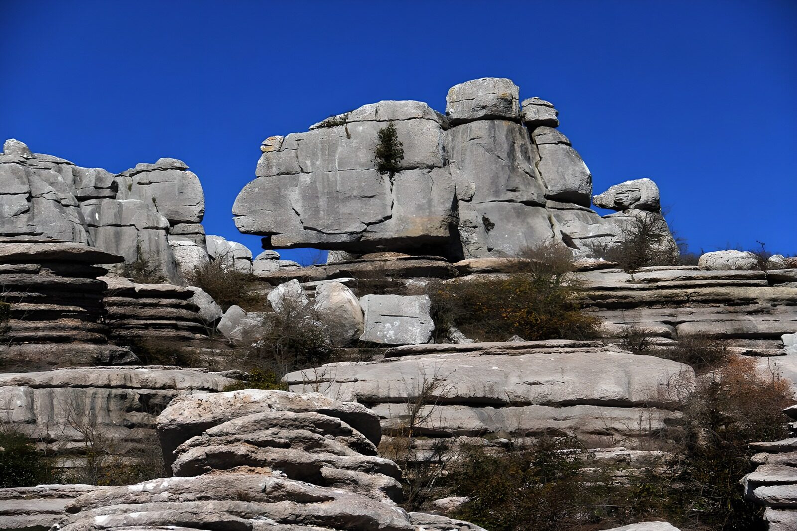 OCCOM1731740: Unique Rock Formations Against Blue Sky