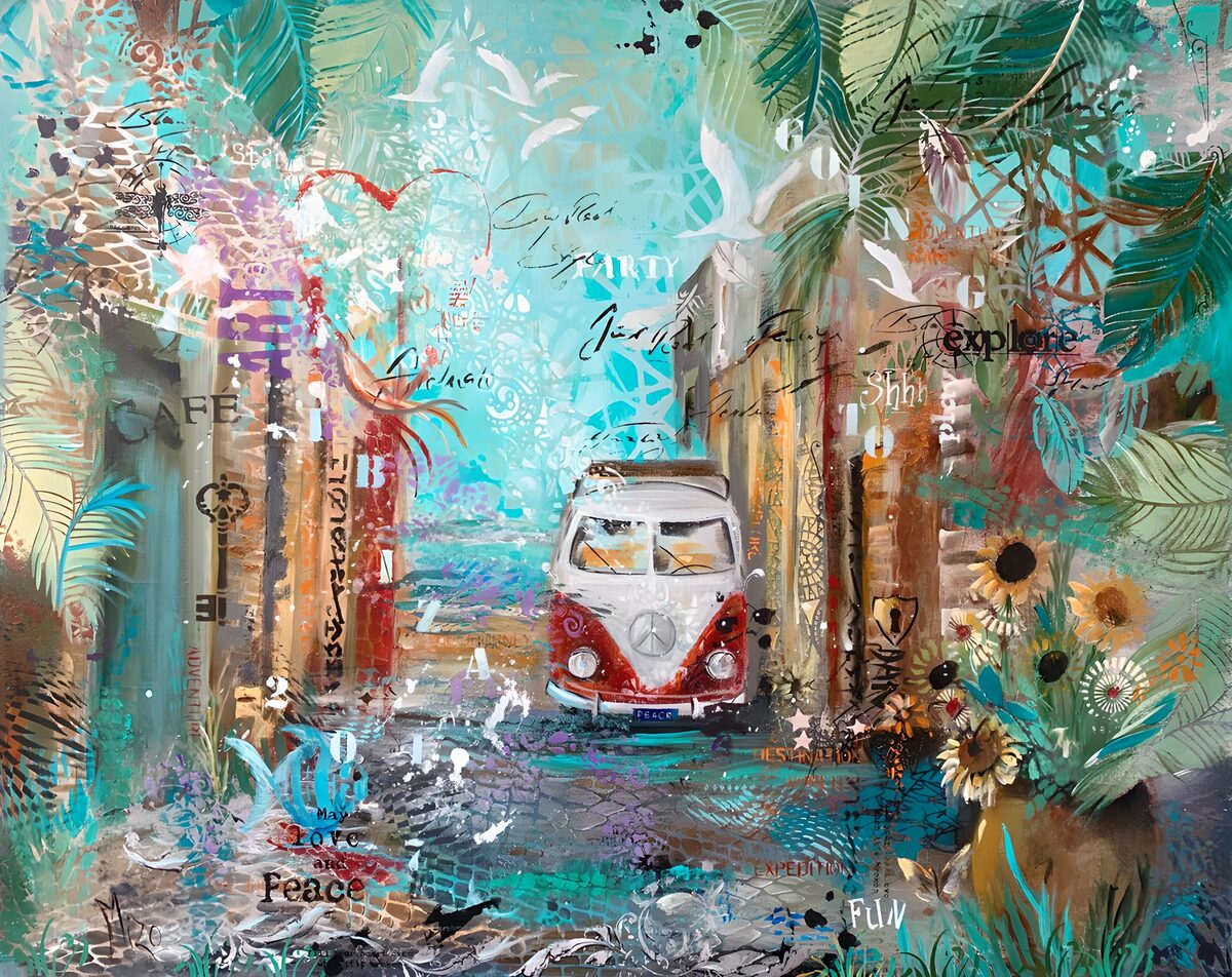 OCCOM6113558: Vibrant Journey through Ibiza Streets