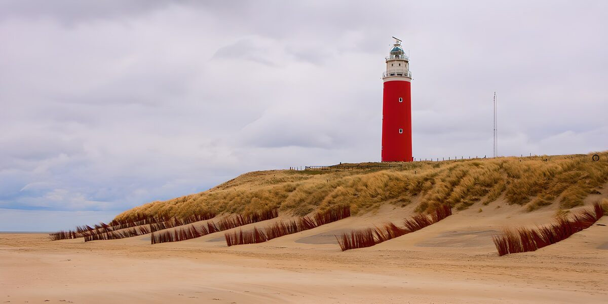 OCCOM8978657: Majestic Lighthouse on a Windswept Shore