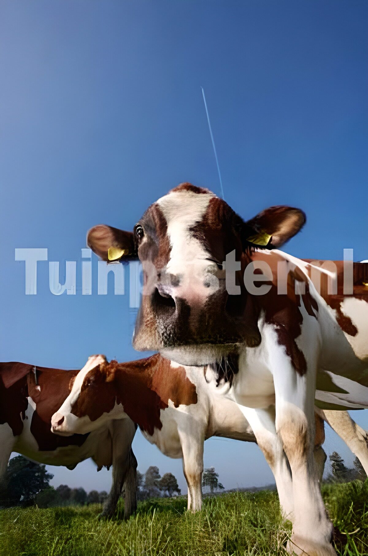 Curious Cow in Sunny Pasture