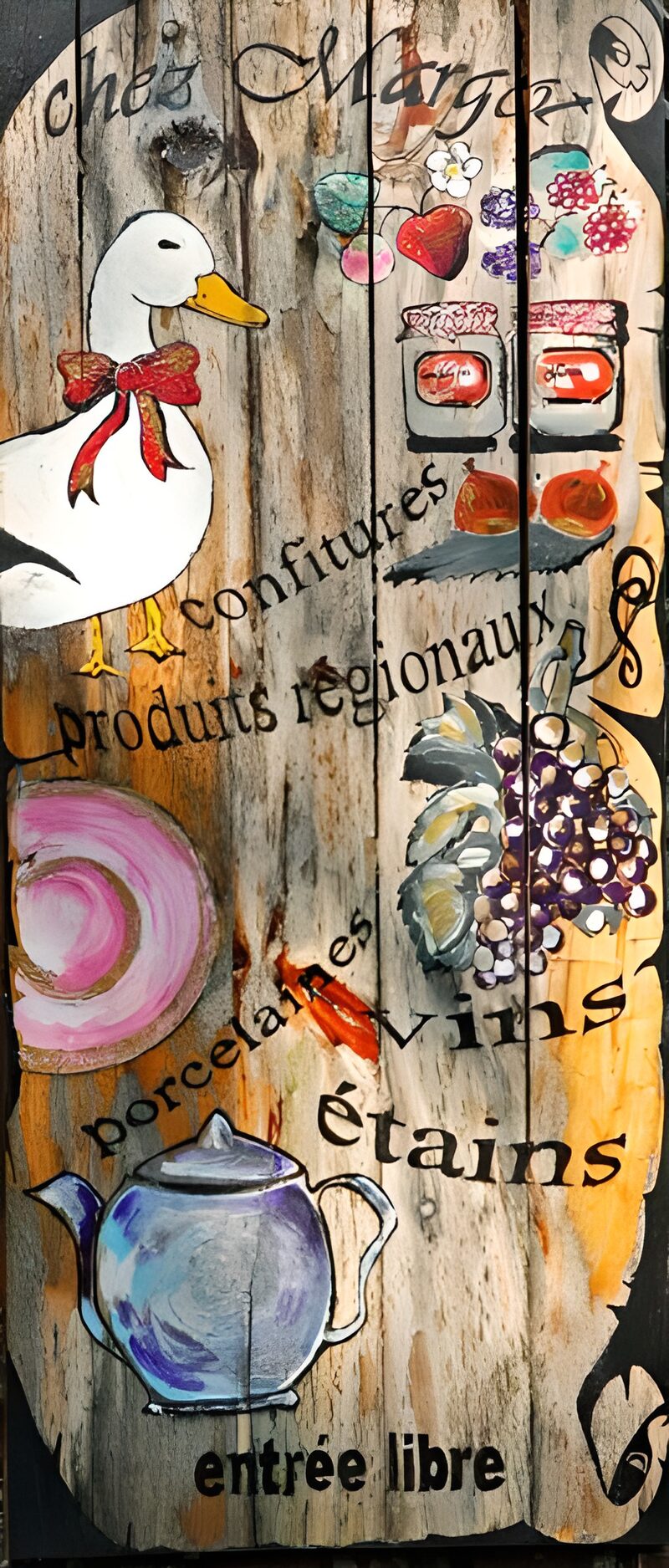 OCCOM7000946: Rustic Market Signboard